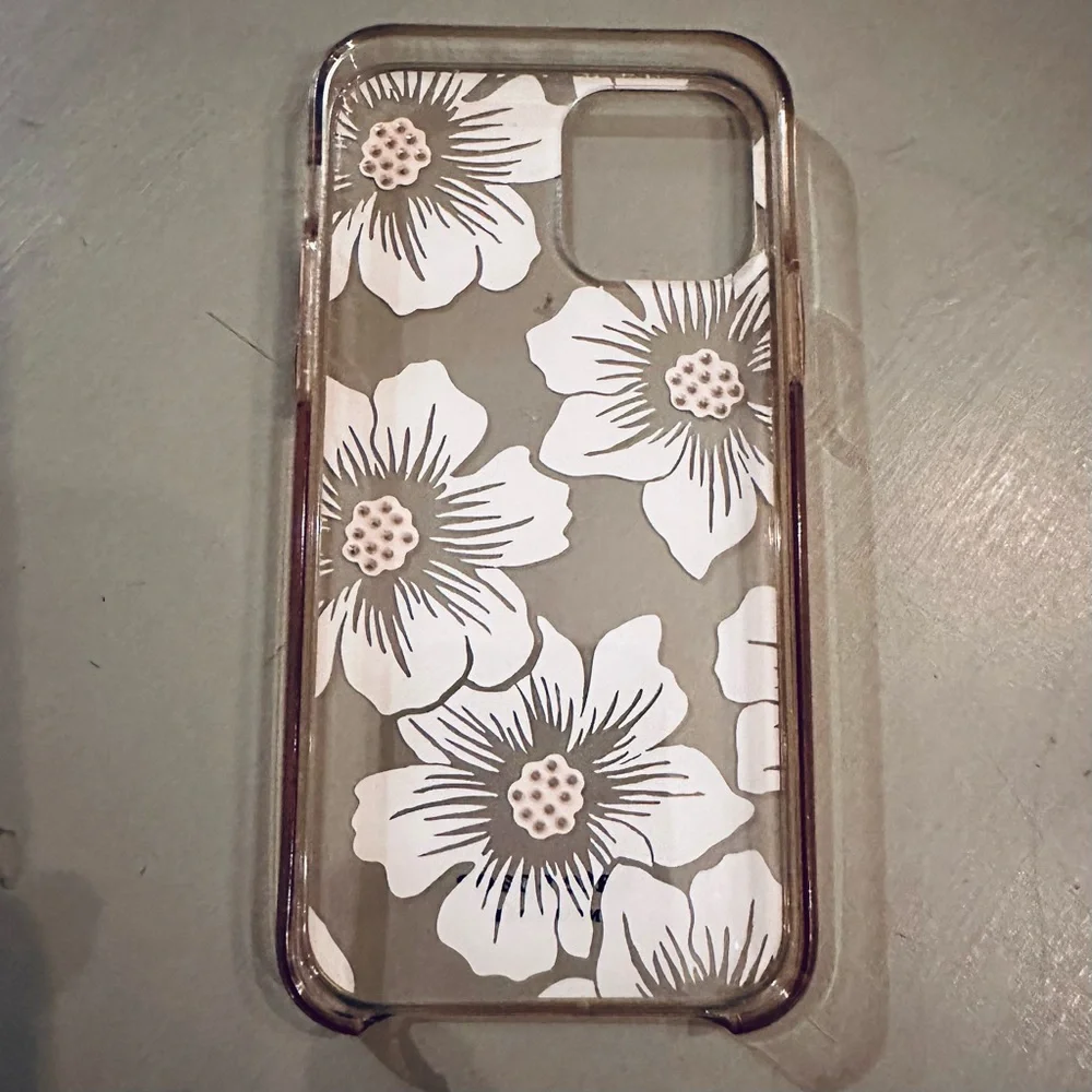 Kate, Spade, hollyhock floral iPhone 12 case